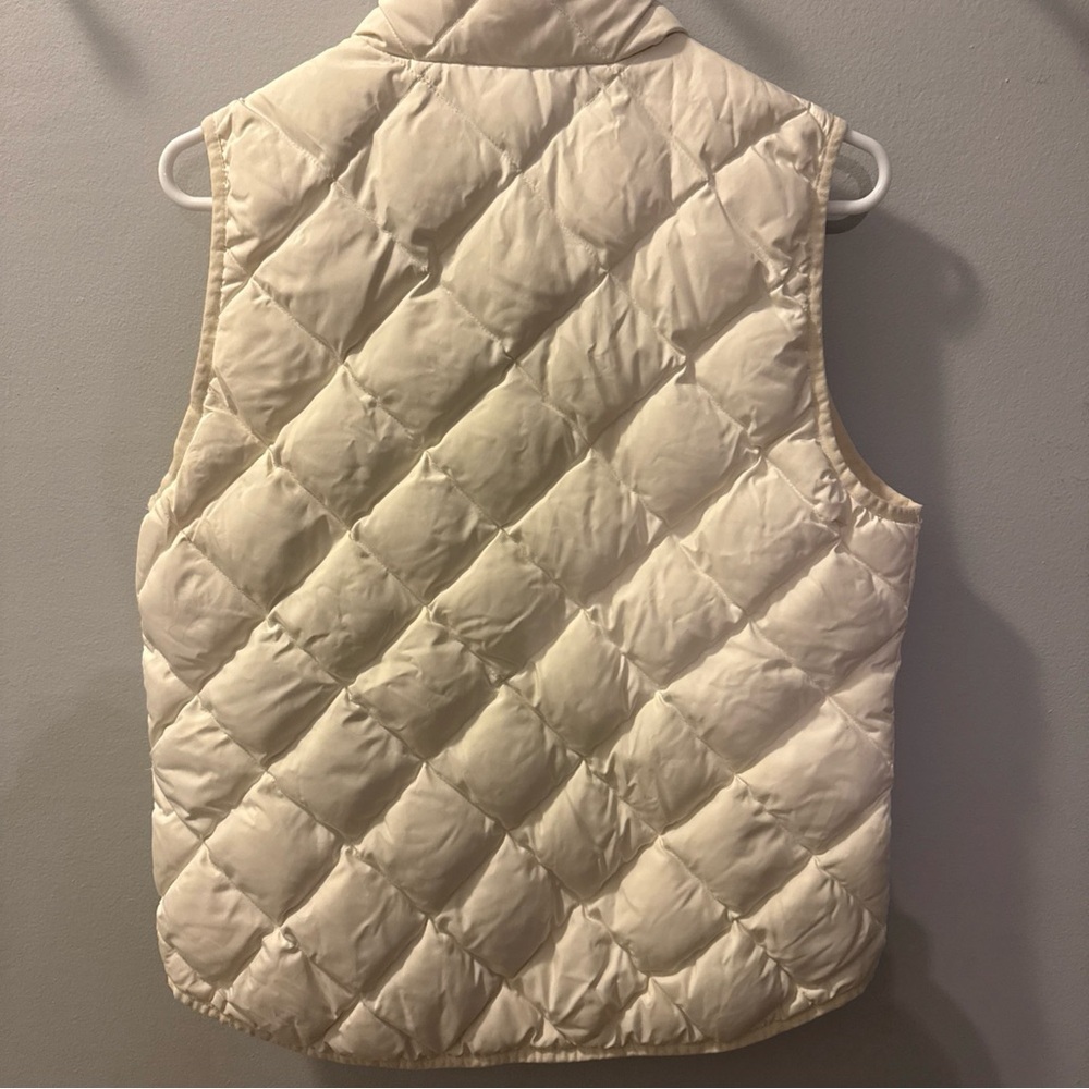 J. Crew Ivory Quilted Vest - Picture 4 of 7